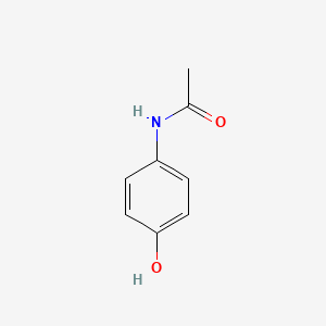 Paracetamol (Acetaminophen) molecular structure