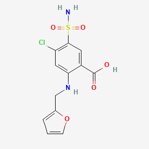 Furosemide molecular structure