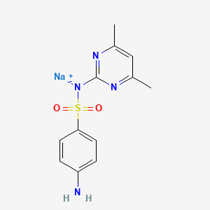 Sulfamethazine Sodium molecular structure