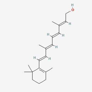 Vitamin A molecular structure